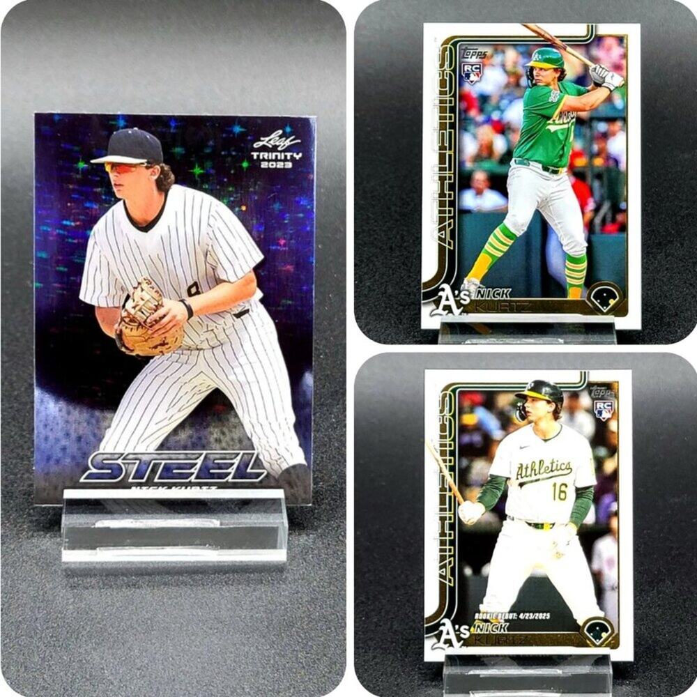 2025 Nick Kurtz RC Trinity 49/99 Athletics Star Rookie Cards